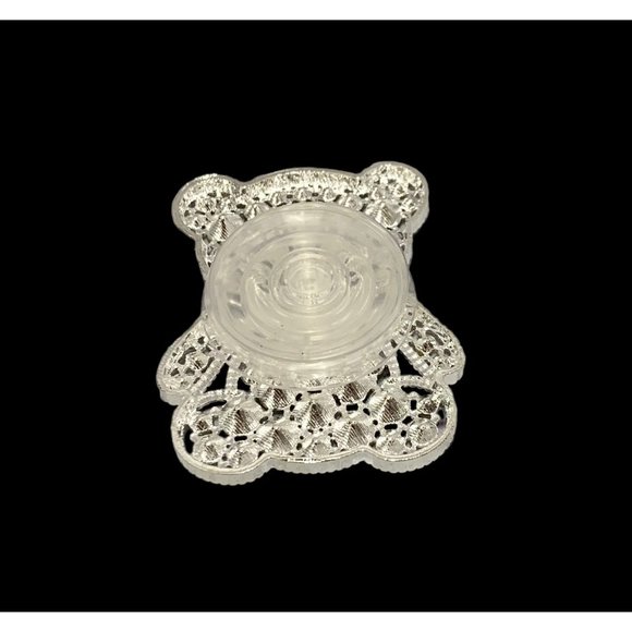 Cute Bear With Bow Tie Rhinestone Cellphone Holder - Picture 5 of 6